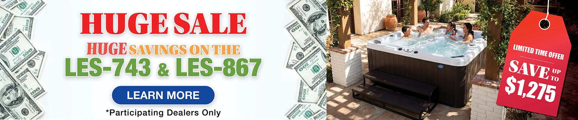 Calspas hot tub being used in a family setting - Appleton